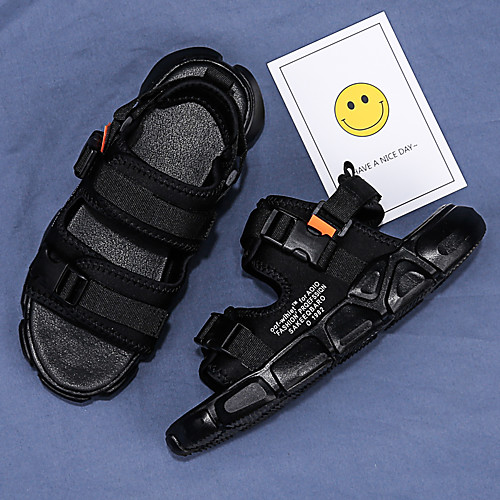 Men's Sandals Casual Beach Daily Water Shoes Walking Shoes PU Elastic Fabric Breathable Non-slipping Wear Proof Black Beige Gray Summer
Men's Sandals Casual Beach Daily Water Shoes Walking Shoes PU Elastic Fabric Breathable Non-slipping Wear Proof Black Beige Gray Summer