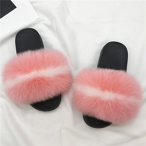 2020 european and american cross-border parent-child fox fur slippers children's summer fur sandals and slippers, outer fur slip-on slippers
2020 european and american cross-border parent-child fox fur slippers children's summer fur sandals and slippers, outer fur slip-on slippers