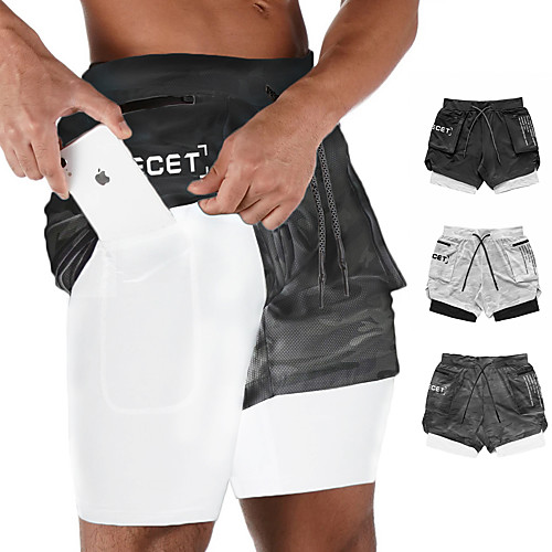 Men's Running Shorts Athleisure Bottoms 2 in 1 with Phone Pocket Towel Loop Fitness Gym Workout Performance Running Training Breathable Quick Dry Soft Normal Sport White Black Grey / Micro-elastic
Men's Running Shorts Athleisure Bottoms 2 in 1 with Phone Pocket Towel Loop Fitness Gym Workout Performance Running Training Breathable Quick Dry Soft Normal Sport White Black Grey / Micro-elastic