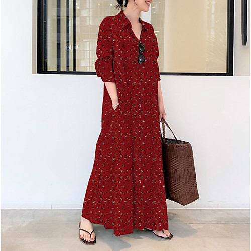 2021 european and american cotton and linen dark grid printing lapel long-sleeved pocket simple loose casual long shirt dress
2021 european and american cotton and linen dark grid printing lapel long-sleeved pocket simple loose casual long shirt dress