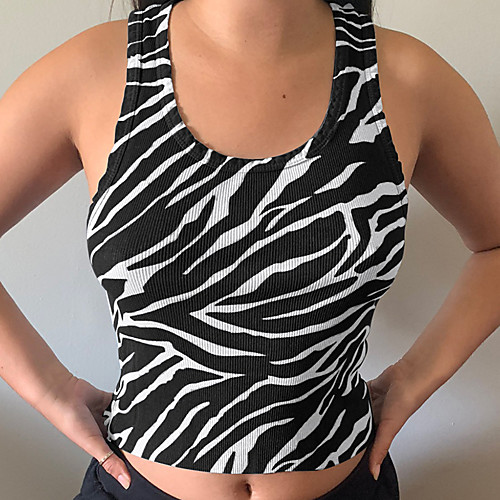 Women's Tank Top Crop Top Tee / T-shirt Crop Top U Neck Sport Athleisure Top Sleeveless Breathable Soft Comfortable Everyday Use Casual Daily Outdoor Exercising / Summer
Women's Tank Top Crop Top Tee / T-shirt Crop Top U Neck Sport Athleisure Top Sleeveless Breathable Soft Comfortable Everyday Use Casual Daily Outdoor Exercising / Summer