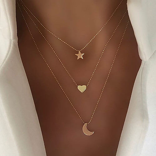 gold pendant necklace clavicle chain retro simple star moon love pendant necklace
gold pendant necklace clavicle chain retro simple star moon love pendant necklace
