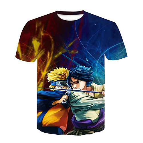 Inspired by Naruto Naruto Uzumaki Cosplay Costume T-shirt Terylene 3D Printing T-shirt For Women's / Men's
Inspired by Naruto Naruto Uzumaki Cosplay Costume T-shirt Terylene 3D Printing T-shirt For Women's / Men's