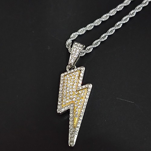 Men's Pendant Necklace Classic Lightning Simple Alloy Gold 65 cm Necklace Jewelry For Street
Men's Pendant Necklace Classic Lightning Simple Alloy Gold 65 cm Necklace Jewelry For Street