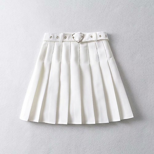 Women's Homecoming Vacation Streetwear Preppy Skirts Solid Colored Pleated White Black
Women's Homecoming Vacation Streetwear Preppy Skirts Solid Colored Pleated White Black