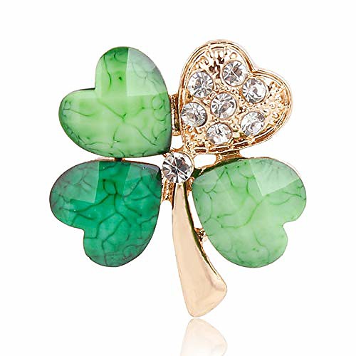 autumn water green four leaf clover rhinestones lapel pins brooches women men in assorted designs
autumn water green four leaf clover rhinestones lapel pins brooches women men in assorted designs