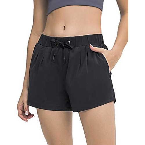 sebowel women workout short pants drawstring yoga lounge shorts athletic running shorts sports active shorts with pockets, black, s
sebowel women workout short pants drawstring yoga lounge shorts athletic running shorts sports active shorts with pockets, black, s