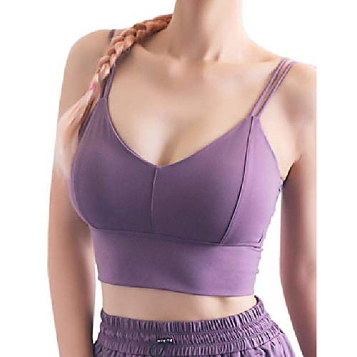 sebowel women sports bra naked padded yoga tank top longline camisole fitness workout running crop top, purple, m
sebowel women sports bra naked padded yoga tank top longline camisole fitness workout running crop top, purple, m
