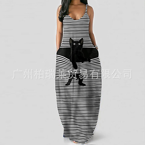 2021 european and american summer new independent station amazon plus size women's sexy v-neck pocket sling print long skirt
2021 european and american summer new independent station amazon plus size women's sexy v-neck pocket sling print long skirt