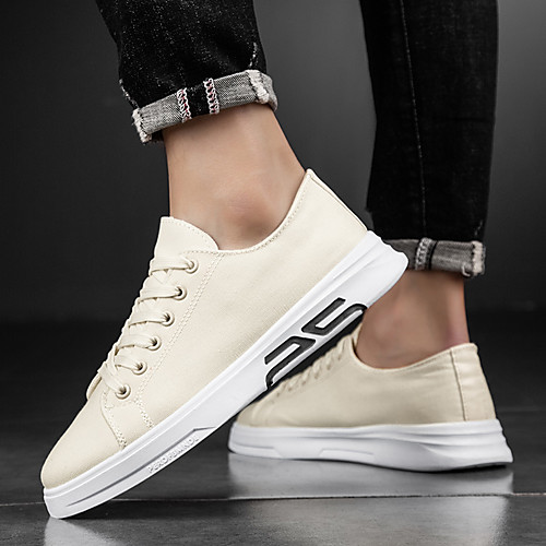 Men's Sneakers Comfort Shoes Crib Shoes Sporty Casual Classic Athletic Daily Walking Shoes Canvas Breathable Non-slipping Shock Absorbing Booties / Ankle Boots Black Beige Spring Summer
Men's Sneakers Comfort Shoes Crib Shoes Sporty Casual Classic Athletic Daily Walking Shoes Canvas Breathable Non-slipping Shock Absorbing Booties / Ankle Boots Black Beige Spring Summer