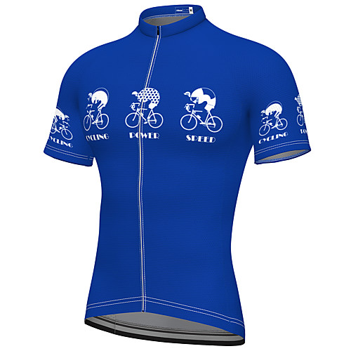 21Grams Men's Short Sleeve Cycling Jersey Spandex Blue Bike Top Mountain Bike MTB Road Bike Cycling Breathable Quick Dry Sports Clothing Apparel / Athleisure
21Grams Men's Short Sleeve Cycling Jersey Spandex Blue Bike Top Mountain Bike MTB Road Bike Cycling Breathable Quick Dry Sports Clothing Apparel / Athleisure