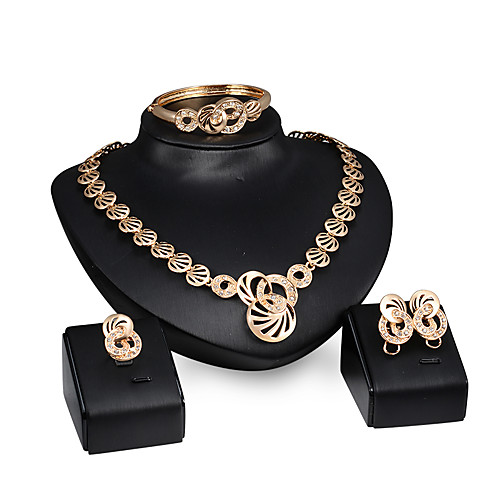 Women's Jewelry Set Bridal Jewelry Sets Geometrical Precious Fashion Gold Plated Earrings Jewelry Gold For Christmas Wedding Party Evening Gift Formal 1 set
Women's Jewelry Set Bridal Jewelry Sets Geometrical Precious Fashion Gold Plated Earrings Jewelry Gold For Christmas Wedding Party Evening Gift Formal 1 set