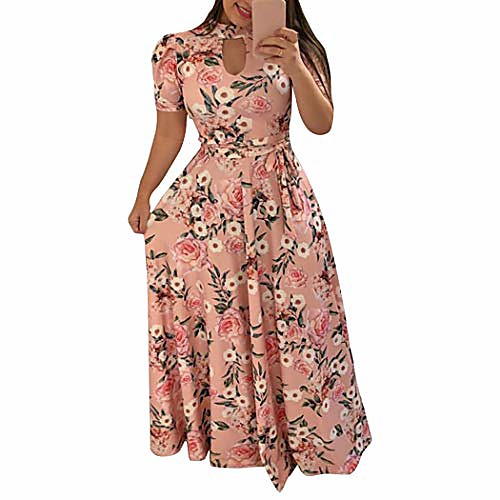 watersouprty womens floral print maxi dress bohemian casual pleated long dresses with belt (s,short sleeves 09)
watersouprty womens floral print maxi dress bohemian casual pleated long dresses with belt (s,short sleeves 09)
