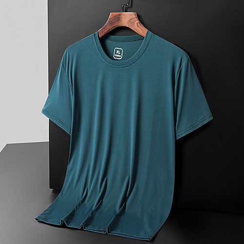 Men's T shirt Hiking Tee shirt Short Sleeve Crew Neck Tee Tshirt Top Outdoor Lightweight Breathable Quick Dry Sweat wicking Spring Summer Polyester Light Blue fluorescent green orange Camping
Men's T shirt Hiking Tee shirt Short Sleeve Crew Neck Tee Tshirt Top Outdoor Lightweight Breathable Quick Dry Sweat wicking Spring Summer Polyester Light Blue fluorescent green orange Camping