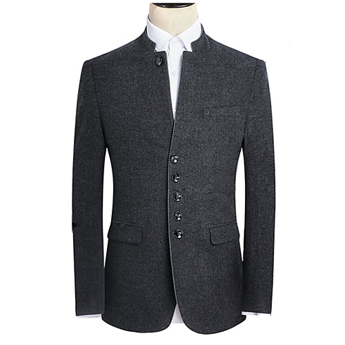 Men's Solid Colored Fall & Winter Jacket Regular Daily Long Sleeve Polyester Coat Tops Gray
Men's Solid Colored Fall & Winter Jacket Regular Daily Long Sleeve Polyester Coat Tops Gray