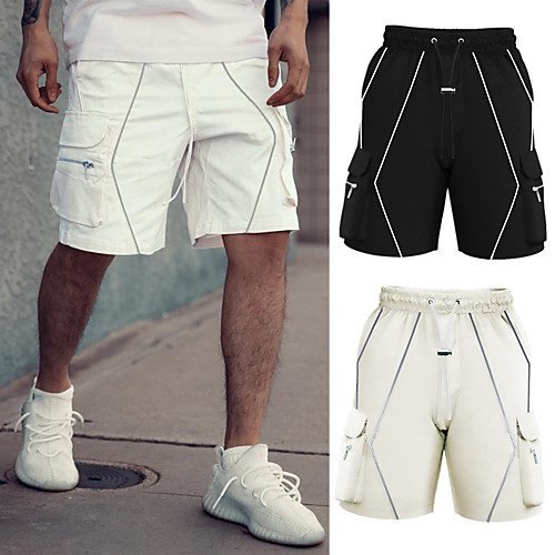 Men's Running Shorts Cargo Shorts Street Bottoms Drawstring Zipper Pocket Reflective Strip Cotton Fitness Gym Workout Running Jogging Exercise Moisture Wicking Breathable Soft Normal Sport Stripes
Men's Running Shorts Cargo Shorts Street Bottoms Drawstring Zipper Pocket Reflective Strip Cotton Fitness Gym Workout Running Jogging Exercise Moisture Wicking Breathable Soft Normal Sport Stripes