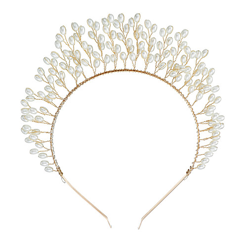 Glam Wedding Pearl Headpiece with Pearl / Trim 1 Piece Wedding / Special Occasion Headpiece
Glam Wedding Pearl Headpiece with Pearl / Trim 1 Piece Wedding / Special Occasion Headpiece