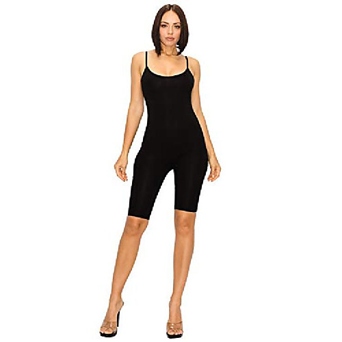 ettellut spaghetti strap bodycon tank one piece 9 stretch yoga jumpsuits rompers playsuit black m
ettellut spaghetti strap bodycon tank one piece 9 stretch yoga jumpsuits rompers playsuit black m