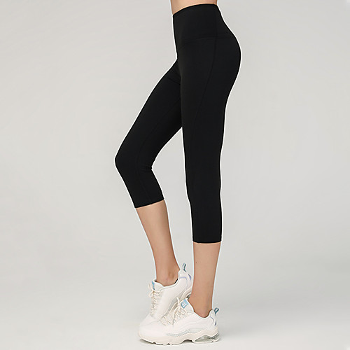 Women's High Waist Yoga Pants Hidden Waistband Pocket Capri Leggings Tummy Control Butt Lift Breathable Solid Color Black Yellow Burgundy Spandex Yoga Fitness Gym Workout Sports Activewear Stretchy
Women's High Waist Yoga Pants Hidden Waistband Pocket Capri Leggings Tummy Control Butt Lift Breathable Solid Color Black Yellow Burgundy Spandex Yoga Fitness Gym Workout Sports Activewear Stretchy
