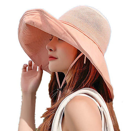Women's Fisherman Hat Hiking Cap 1 PCS Outdoor Portable Sunscreen Soft Breathable Hat Solid Color Cotton Black Pink Grey for Fishing Climbing Beach
Women's Fisherman Hat Hiking Cap 1 PCS Outdoor Portable Sunscreen Soft Breathable Hat Solid Color Cotton Black Pink Grey for Fishing Climbing Beach