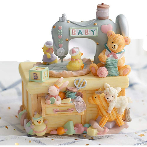 Music Box Rocking Horse 1 pcs Gift Home Decor Resin For Kid's Adults' Boys and Girls
Music Box Rocking Horse 1 pcs Gift Home Decor Resin For Kid's Adults' Boys and Girls