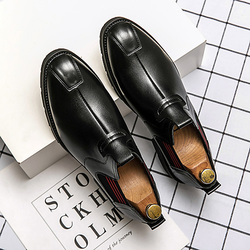 Men's Loafers & Slip-Ons Comfort Loafers Casual Daily Walking Shoes Faux Leather Breathable Non-slipping Wear Proof Black Brown Spring
Men's Loafers & Slip-Ons Comfort Loafers Casual Daily Walking Shoes Faux Leather Breathable Non-slipping Wear Proof Black Brown Spring