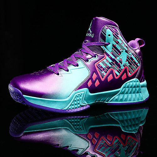 Unisex Trainers Athletic Shoes Sporty Look Casual Athletic Basketball Shoes PU Breathable Non-slipping Wear Proof Black and White White / Purple Black Spring
Unisex Trainers Athletic Shoes Sporty Look Casual Athletic Basketball Shoes PU Breathable Non-slipping Wear Proof Black and White White / Purple Black Spring