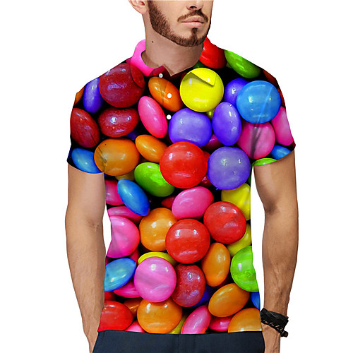 Men's Polo 3D Print Rainbow Graphic Prints Button-Down Print Short Sleeve Daily Tops Casual Designer Big and Tall Rainbow
Men's Polo 3D Print Rainbow Graphic Prints Button-Down Print Short Sleeve Daily Tops Casual Designer Big and Tall Rainbow