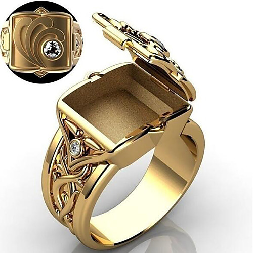 Band Ring Geometrical Gold Zircon Copper Gold Plated Precious Fashion Vintage 1pc 8 9 10 / Men's
Band Ring Geometrical Gold Zircon Copper Gold Plated Precious Fashion Vintage 1pc 8 9 10 / Men's