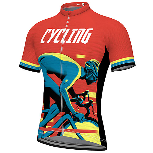 21Grams Men's Short Sleeve Cycling Jersey Spandex Red Bike Top Mountain Bike MTB Road Bike Cycling Breathable Quick Dry Sports Clothing Apparel / Athleisure
21Grams Men's Short Sleeve Cycling Jersey Spandex Red Bike Top Mountain Bike MTB Road Bike Cycling Breathable Quick Dry Sports Clothing Apparel / Athleisure