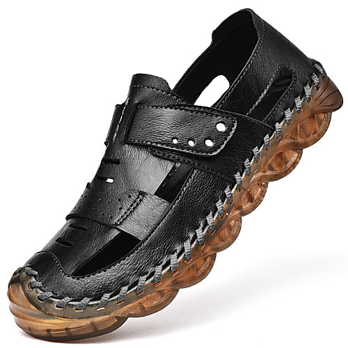 Men's Sandals Beach Daily Outdoor Faux Leather Breathable Non-slipping Wear Proof Black Brown Spring Summer
Men's Sandals Beach Daily Outdoor Faux Leather Breathable Non-slipping Wear Proof Black Brown Spring Summer