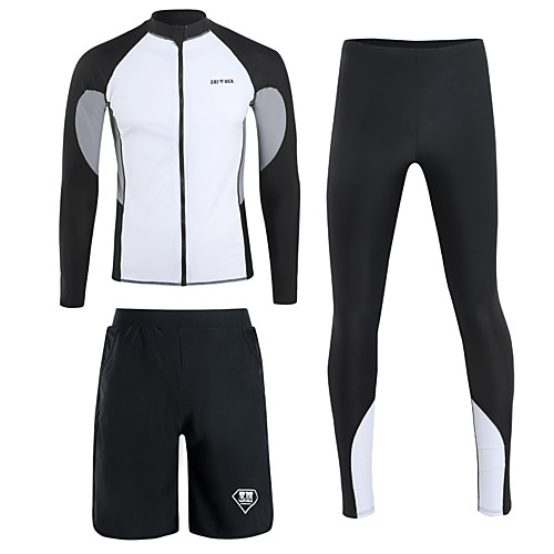 Men's Rash Guard Dive Skin Suit Spandex Swimwear Quick Dry Breathable Long Sleeve 3-Piece - Swimming Diving Surfing Patchwork Autumn / Fall Spring Summer
Men's Rash Guard Dive Skin Suit Spandex Swimwear Quick Dry Breathable Long Sleeve 3-Piece - Swimming Diving Surfing Patchwork Autumn / Fall Spring Summer