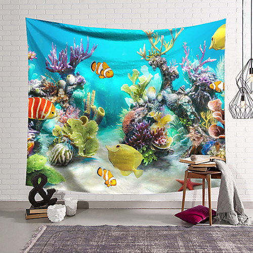 Wall Tapestry Art Decor Blanket Curtain Hanging Home Bedroom Living Room Decoration Polyester The Underwater World
Wall Tapestry Art Decor Blanket Curtain Hanging Home Bedroom Living Room Decoration Polyester The Underwater World