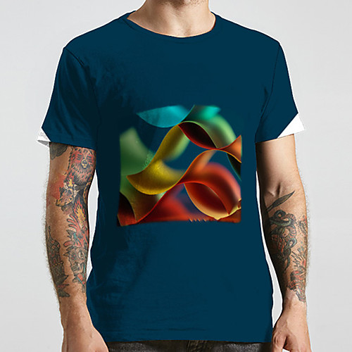 Men's Unisex Tee T shirt 3D Print Graphic Prints Geometry Plus Size Print Short Sleeve Casual Tops Basic Designer Big and Tall Navy Blue
Men's Unisex Tee T shirt 3D Print Graphic Prints Geometry Plus Size Print Short Sleeve Casual Tops Basic Designer Big and Tall Navy Blue