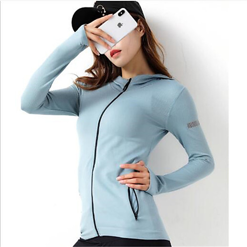 Women's Running Jacket Yoga Top Winter Zipper Solid Color Black Pink Sky Blue Nylon Yoga Fitness Gym Workout Hoodie Top Long Sleeve Sport Activewear Breathable Quick Dry Comfortable Stretchy
Women's Running Jacket Yoga Top Winter Zipper Solid Color Black Pink Sky Blue Nylon Yoga Fitness Gym Workout Hoodie Top Long Sleeve Sport Activewear Breathable Quick Dry Comfortable Stretchy