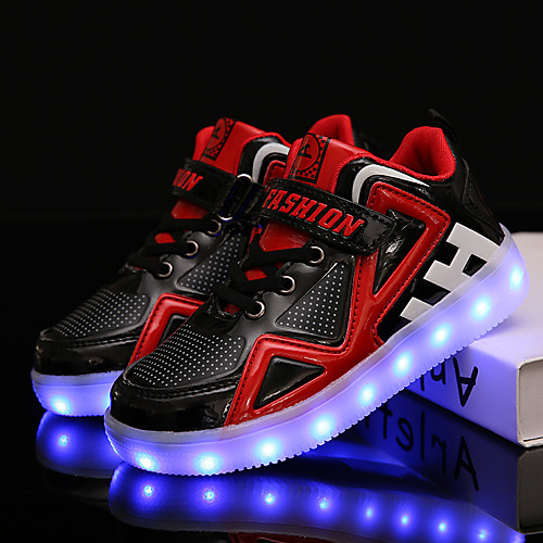 Boys' Sneakers LED Shoes PU Light Up Shoes Big Kids(7years ) Daily Walking Shoes White Black Summer
Boys' Sneakers LED Shoes PU Light Up Shoes Big Kids(7years ) Daily Walking Shoes White Black Summer