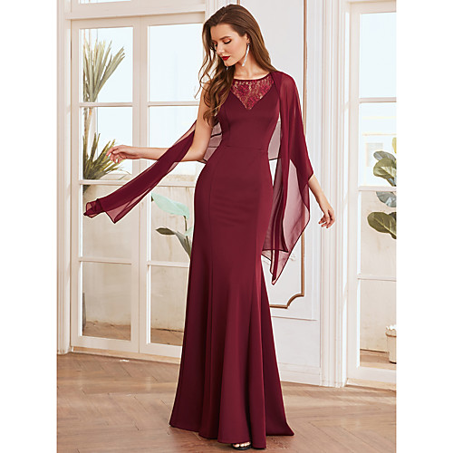 Mermaid / Trumpet Mother of the Bride Dress Elegant V Neck Floor Length Satin Sleeveless with Lace 2021
Mermaid / Trumpet Mother of the Bride Dress Elegant V Neck Floor Length Satin Sleeveless with Lace 2021
