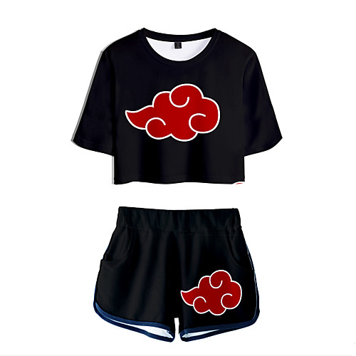 Inspired by Naruto Akatsuki Uchiha Itachi Cosplay Costume Outfits Terylene Color Block 2 Piece Printing Shorts For Women's / Men's
Inspired by Naruto Akatsuki Uchiha Itachi Cosplay Costume Outfits Terylene Color Block 2 Piece Printing Shorts For Women's / Men's