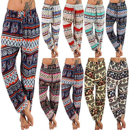 Women's Yoga Pants Harem Bloomers Bottoms Breathable Quick Dry Moisture Wicking Bohemian Yellow Red Blue Yoga Fitness Gym Workout Winter Plus Size Sports Activewear Micro-elastic Loose / Athletic
Women's Yoga Pants Harem Bloomers Bottoms Breathable Quick Dry Moisture Wicking Bohemian Yellow Red Blue Yoga Fitness Gym Workout Winter Plus Size Sports Activewear Micro-elastic Loose / Athletic