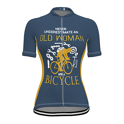21Grams Women's Short Sleeve Cycling Jersey Spandex Dark Navy Bike Top Mountain Bike MTB Road Bike Cycling Quick Dry Breathable Sports Clothing Apparel / Athleisure
21Grams Women's Short Sleeve Cycling Jersey Spandex Dark Navy Bike Top Mountain Bike MTB Road Bike Cycling Quick Dry Breathable Sports Clothing Apparel / Athleisure