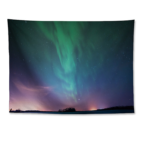 Wall Tapestry Art Decor Blanket Curtain Hanging Home Bedroom Living Room Polyester Northern Lights Starry Sky Night View
Wall Tapestry Art Decor Blanket Curtain Hanging Home Bedroom Living Room Polyester Northern Lights Starry Sky Night View