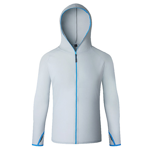 Men's Hoodie Jacket Skin Coat Outdoor Quick Dry Lightweight Breathable Sweat-Wicking Jacket Spring Summer Fishing Camping & Hiking Cycling / Bike Gray / Long Sleeve / Stretchy
Men's Hoodie Jacket Skin Coat Outdoor Quick Dry Lightweight Breathable Sweat-Wicking Jacket Spring Summer Fishing Camping & Hiking Cycling / Bike Gray / Long Sleeve / Stretchy