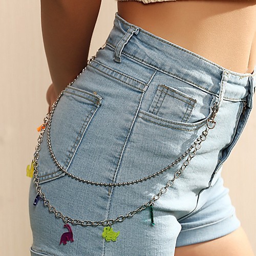 Waist Chain Rock Women's Body Jewelry For Street Layered Alloy Alphabet Shape Silver 1 Piece
Waist Chain Rock Women's Body Jewelry For Street Layered Alloy Alphabet Shape Silver 1 Piece