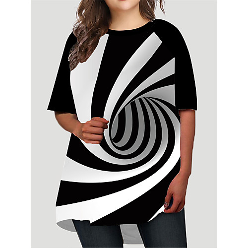 Women's Plus Size Dresses T Shirt Dress Tee Dress Short Mini Dress Half Sleeve Graphic 3D Print Basic Fall Black XL XXL 3XL 4XL 5XL / Holiday
Women's Plus Size Dresses T Shirt Dress Tee Dress Short Mini Dress Half Sleeve Graphic 3D Print Basic Fall Black XL XXL 3XL 4XL 5XL / Holiday