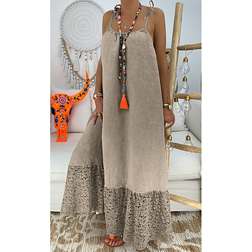 aliexpress women's cotton and linen temperament commuter pure color loose waist sleeveless sling dress loose long skirt
aliexpress women's cotton and linen temperament commuter pure color loose waist sleeveless sling dress loose long skirt