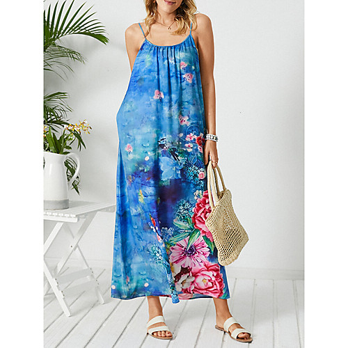 summer european and american women's blue digital print big swing skirt high waist suspender skirt long skirt amazon dress stand-alone stand
summer european and american women's blue digital print big swing skirt high waist suspender skirt long skirt amazon dress stand-alone stand