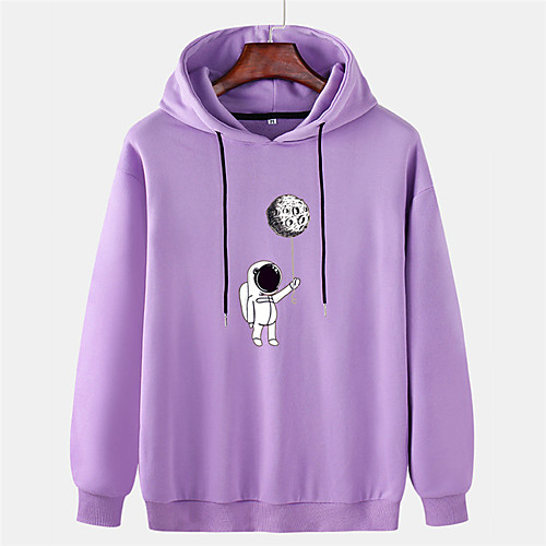 Men's Pullover Hoodie Sweatshirt Graphic Prints Astronaut 3D Sports & Outdoor Daily Sports Hot Stamping Basic Casual Hoodies Sweatshirts Black Purple Red
Men's Pullover Hoodie Sweatshirt Graphic Prints Astronaut 3D Sports & Outdoor Daily Sports Hot Stamping Basic Casual Hoodies Sweatshirts Black Purple Red
