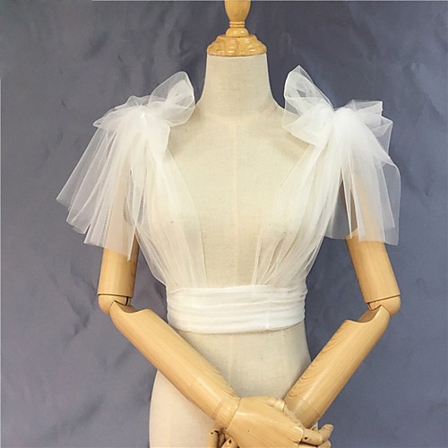 Sleeveless Elegant / Bridal Polyester Wedding / Party / Evening Women's Wrap With Solid
Sleeveless Elegant / Bridal Polyester Wedding / Party / Evening Women's Wrap With Solid