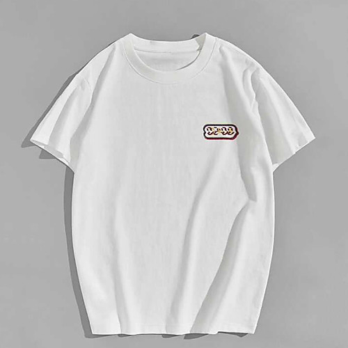Men's Tee T shirt Hot Stamping Graphic Prints Letter Print Short Sleeve Casual Tops 100% Cotton Basic Designer Big and Tall White
Men's Tee T shirt Hot Stamping Graphic Prints Letter Print Short Sleeve Casual Tops 100% Cotton Basic Designer Big and Tall White