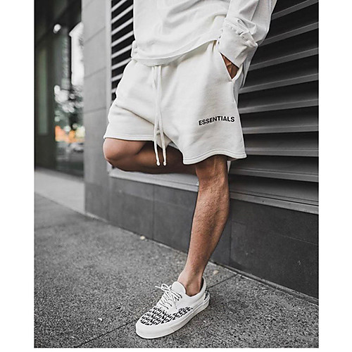 Men's Casual / Sporty Athleisure Breathable Sports Daily Beach Chinos Shorts Pants Letter Short Drawstring Elastic Waist White Black Red Yellow Beige
Men's Casual / Sporty Athleisure Breathable Sports Daily Beach Chinos Shorts Pants Letter Short Drawstring Elastic Waist White Black Red Yellow Beige